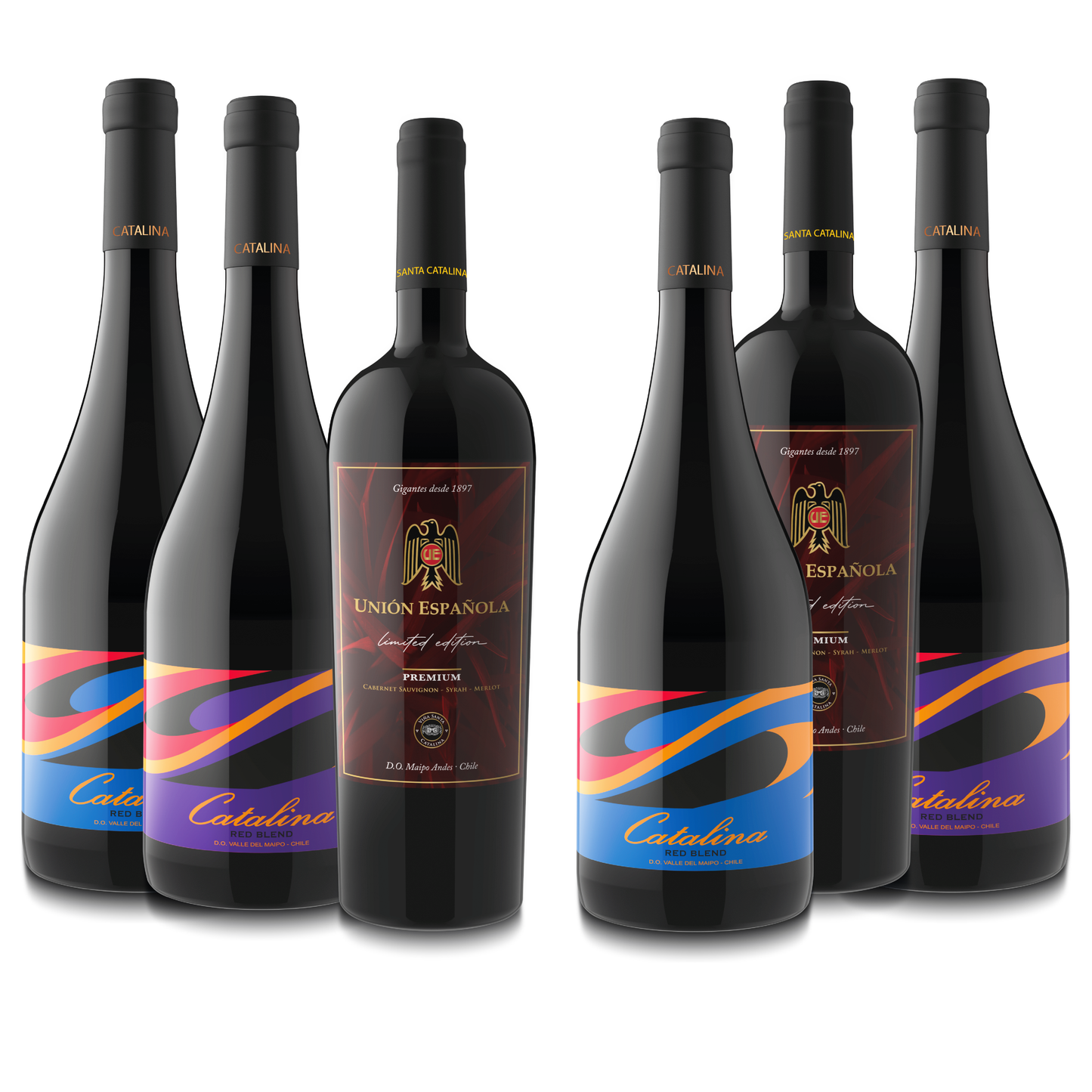 Pack Vino Unión Española y Catalina Ensamblaje