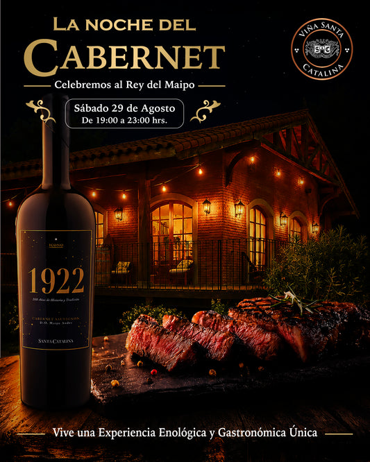 La Noche del Cabernet Sauvignon | Tour, Degustación y Cena Premium