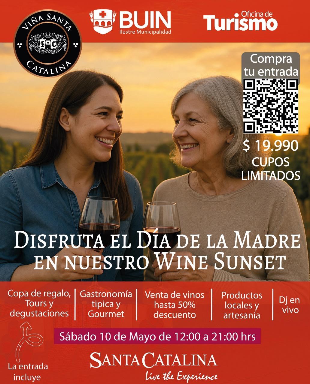 WINE SUNSET VIÑA SANTA CATALINA